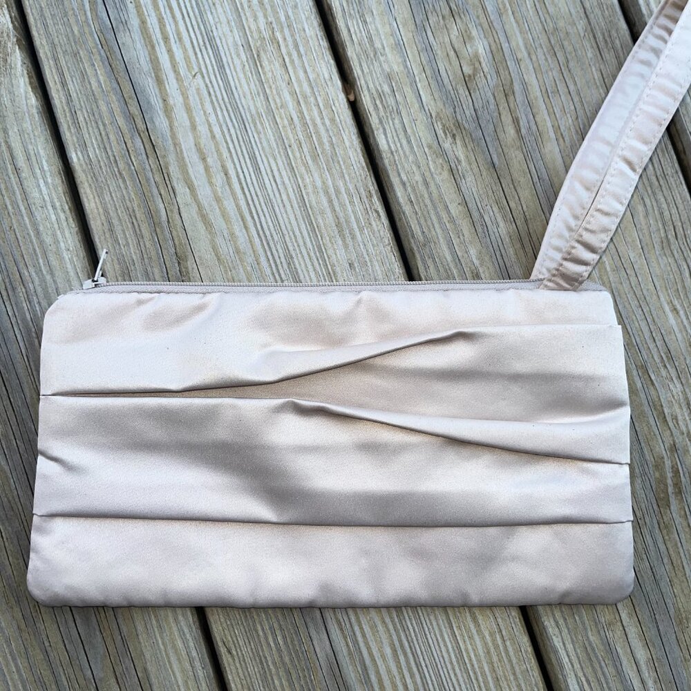 Banana Cottage Beige Clutch Wristlet